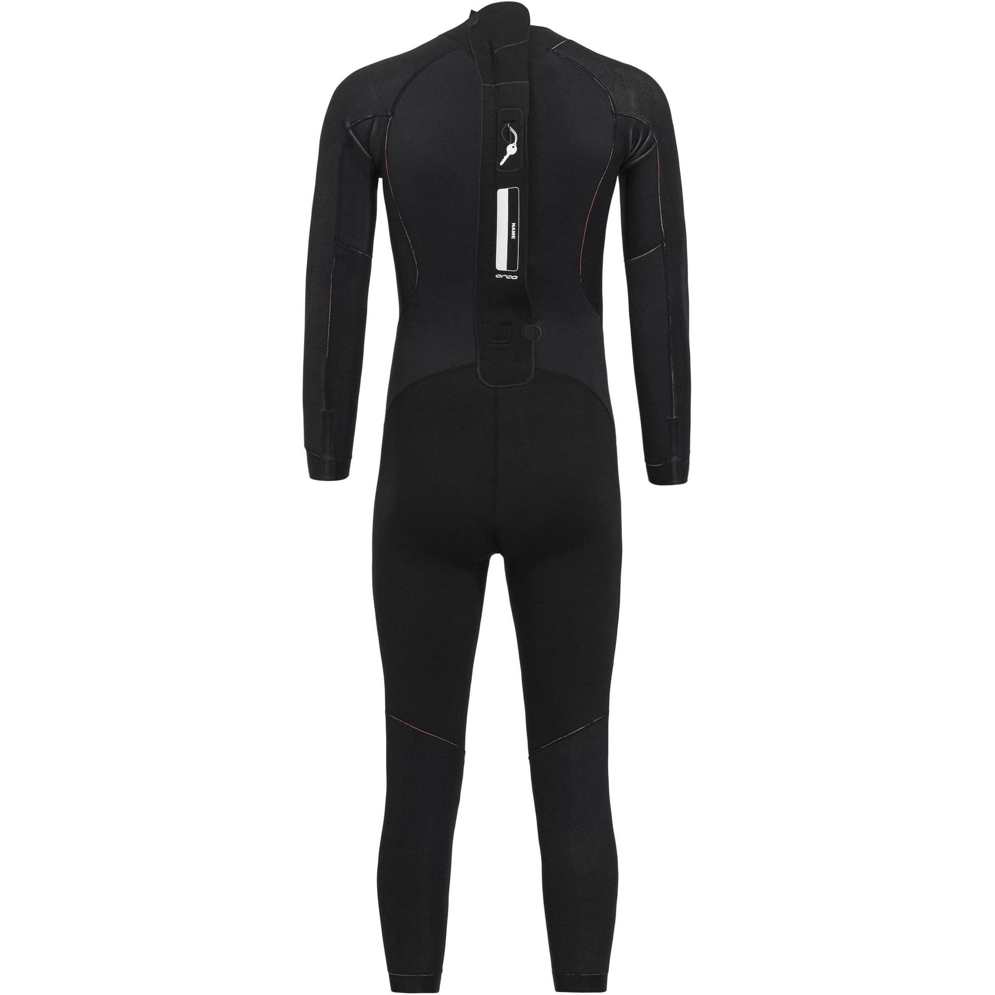 2026 Orca Da Uomo Vitalis Hi-Vis Back Zip Open Water Swim Muta NN27 - Black